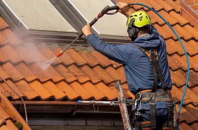 Démoussage et hydrofuge de toiture à Nouzilly